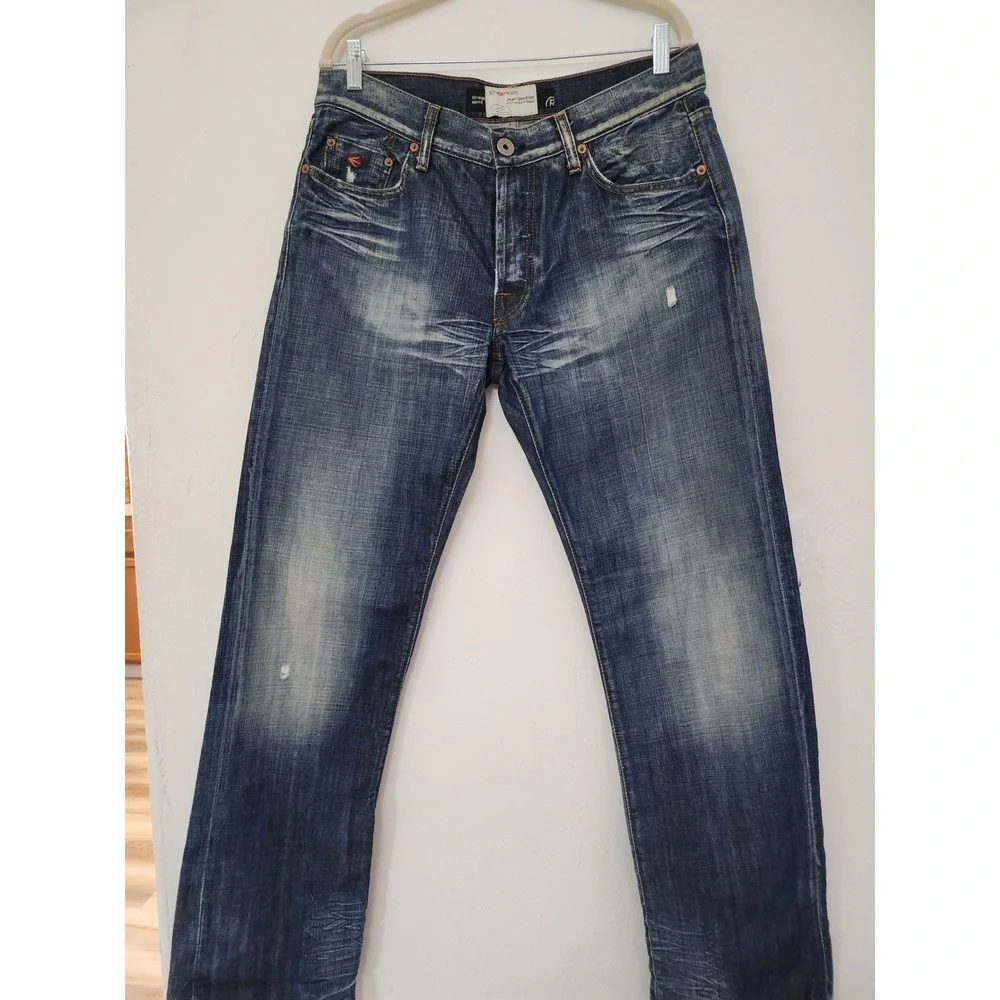 Y2K Enorgie Straight‎ Morris Jeans Mens 34x35 Distressed